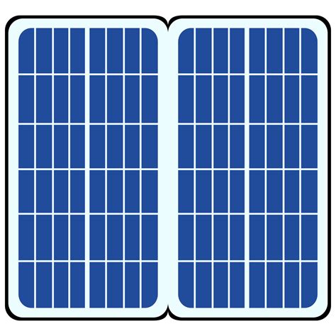 Solar panel clipart flat design on transparent background, clean energy ...