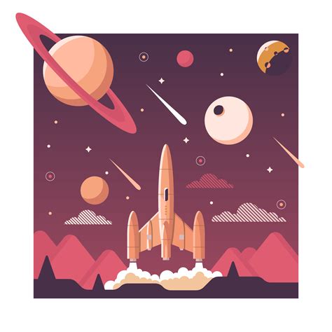 Space Illustration, Illustrations, Visual Communication, Space Art ...