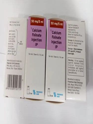 Fresenius Kabi India Pvt.ltd. Calcium Folinate Injection, Packaging ...