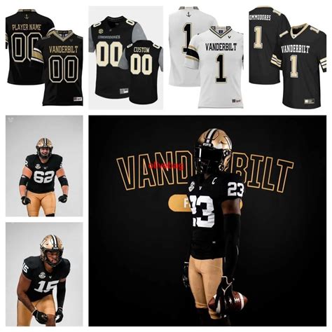 2023 Vanderbilt Commodores Football 13 Chase Gillespie 41 Steven Sannieniola 95 Linus Zunk 35 ...