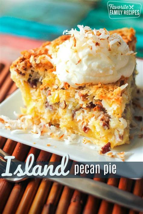 This Island Pecan Pie recipe comes from a famous pie diner in Arkansas ...