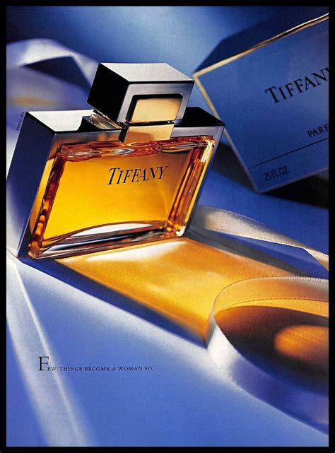 Vintage 1993 Tiffany Perfume Print Ad