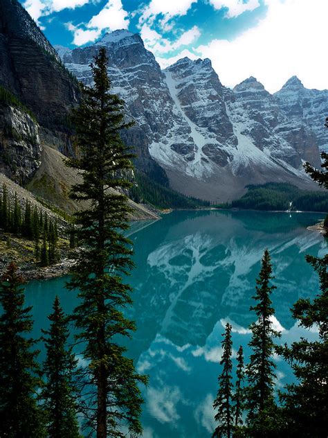 Moraine Lake Reflection Photograph by Drena Putz