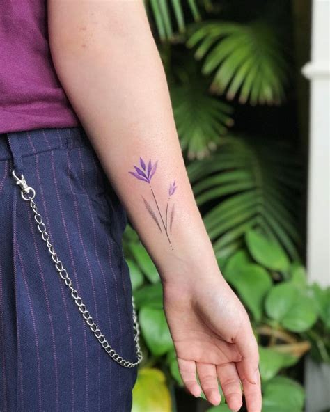 101 Best Purple Flower Tattoo Ideas That Will Blow Your Mind!