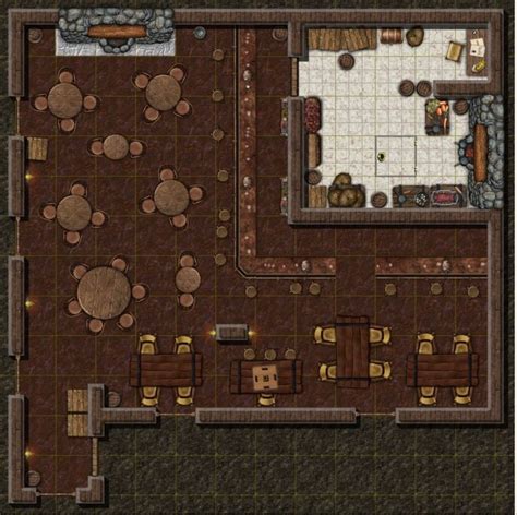 Rpg Tavern Map