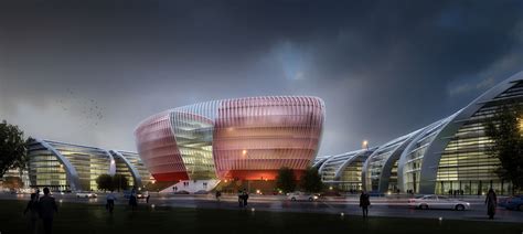 International Convention and Exhibition Center 3D model MAX