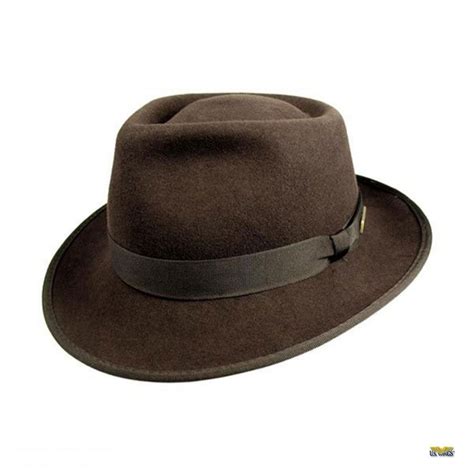 Indiana Jones Crushable Wool Felt Fedora - US Wings