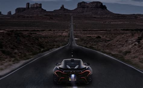 HD wallpaper: McLaren P1 Night Madness, Monument Valley, U.S.A. and ...