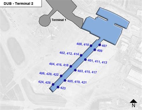 Dublin Airport Terminal 2 Map - Large World Map