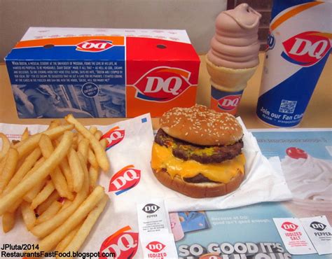 Restaurant Fast Food Menu McDonald's DQ BK Hamburger Pizza Mexican Taco ...