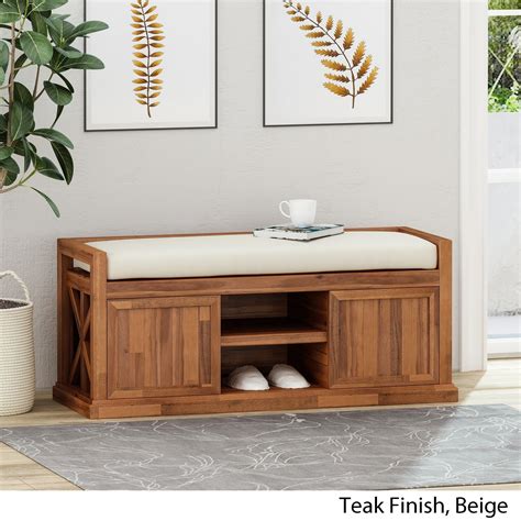 Bathroom Storage Bench With Cushion – Everything Bathroom