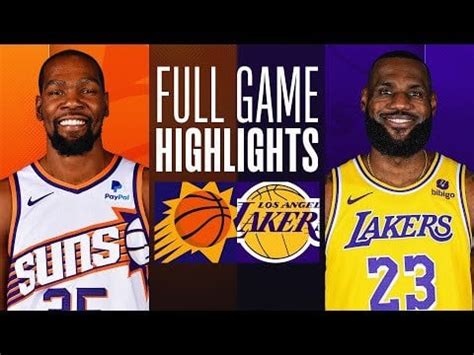 [Highlight] Suns vs Lakers Full Game Highlights : r/nba