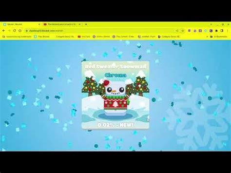 Pulling A Red Sweater Snowman In Blooket! - YouTube