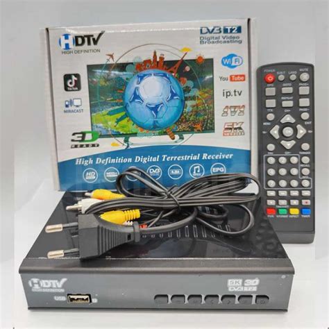 Jual DVB-T2 Set Top Box TV Tuner Antena Analog to Digital Wifi