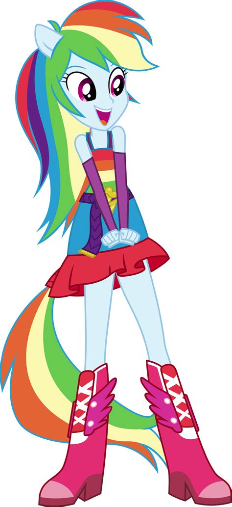 Rainbow Dash Dance Vector UPDATE V2 by Sugar-Loop | My little pony drawing, Equestria girls ...