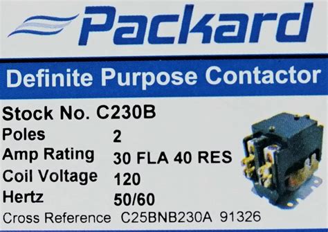 Wiring Diagram For Packard C230b Contactor - Wiring Flow Line