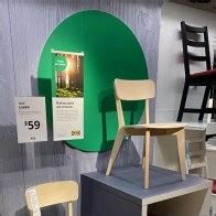 IKEA Unbox Chair Display Detail – Fixtures Close Up