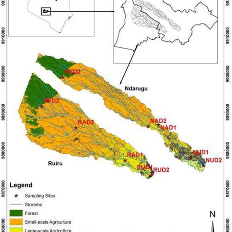 Map of Maumee River Watershed. The Maumee River watershed, which ...