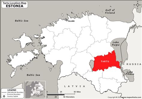 Where is Tartu Located in Estonia? | Tartu Location Map in the Estonia