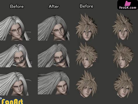 Cloud VS Sephiroth Resin Statue - Fan Art [Pre-Order] – YesGK