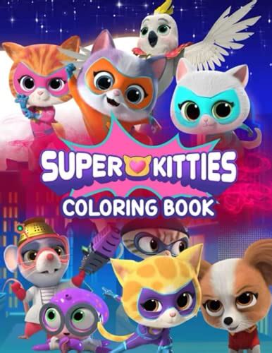 Superkitties Coloring Book: Encourage Creativity with One Sided JUMBO Coloring Pages for ...