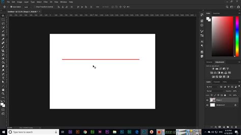 Line Tool - Adobe Photoshop CC 2019 - YouTube