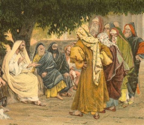 Signs Of Heaven » Blog Archive » Jesus Speaking to Sadducees Pharisees – by James Tissot – www ...