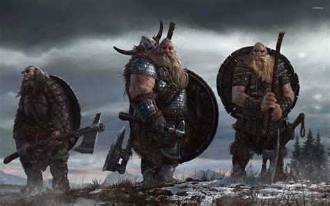 Vikings ready for battle wallpaper - Fantasy wallpapers - #47414