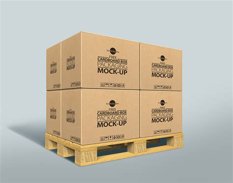 Free Cardboard Packaging Box Mockup | Mockuptree