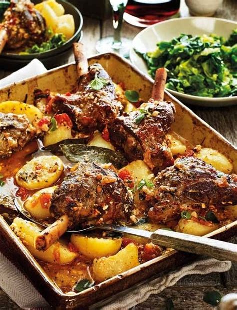 Greek lamb kleftiko with potatoes, oregano and lemon recipe | Sainsbury`s Magazine | Recipe ...