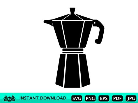 Moka Pot Svg Coffee Maker Italian Coffee Coffee Machine - Etsy Ireland