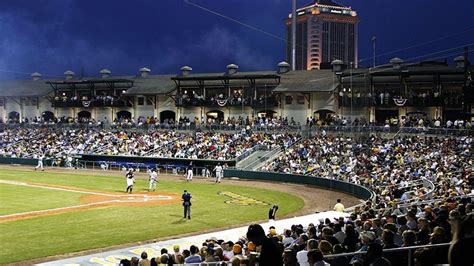 Riverwalk Stadium in Montgomery, AL | Montgomery alabama, Baseball stadium, Baseball park