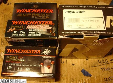 ARMSLIST - For Sale: Winchester PDX1 12ga Personal Defense Ammo