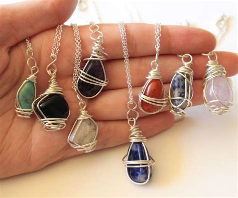 Wire Wrapped Stone Pendants : 11 Steps (with Pictures) - Instructables