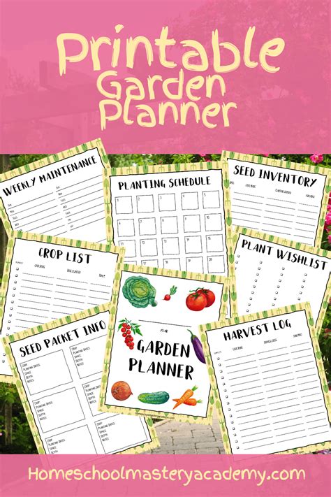 Garden Planning Printables