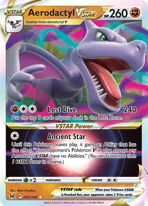 Aerodactyl Pokemon Card