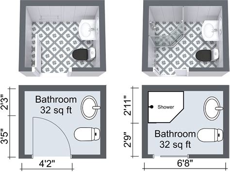 21 Delightful Small Bathroom Floor Plan - Home Decoration and ...