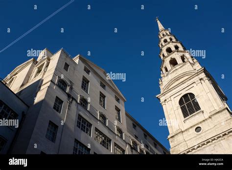 St Bride's Church Stock Photo - Alamy