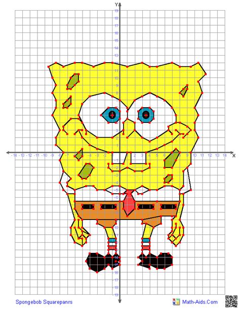 Graphing Worksheets | Four Quadrant Graphing Characters Worksheets