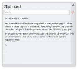 Klipper - KDE UserBase Wiki