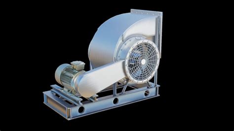 Industrial Blower Fan 3D model | CGTrader