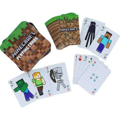 Minecraft Playing Cards | 52 Card Deck + 2 Jokers - Walmart.com - Walmart.com