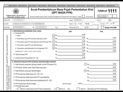 Laporan Spt Ppn Bulanan - Jurnal Siswa