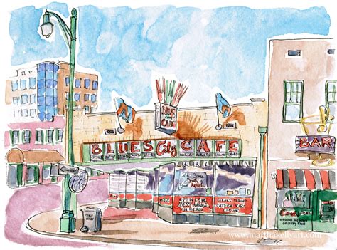 Urban Sketchers Memphis: Beale Street