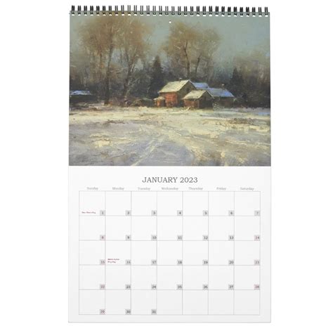 Fine Art Calendar | Zazzle