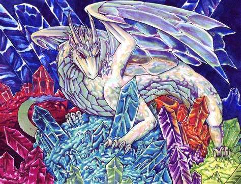 Crystal Dragon by raerae on DeviantArt