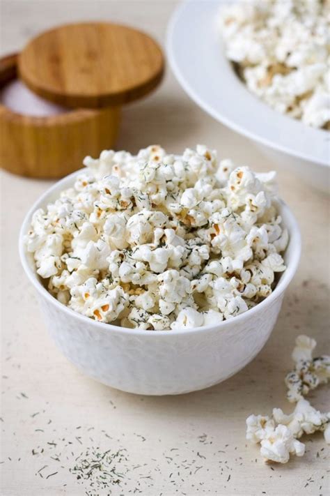 Dill Pickle Popcorn Recipe - Stephanie Kay Nutrition