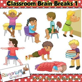 Brain Breaks Clip art by RamonaM Graphics | Teachers Pay Teachers