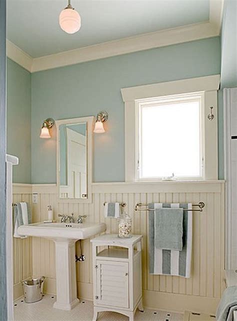 40+ Nice Beadboard Designs For Your Bathrooms (17) | Cottage style bathrooms, Beach house ...