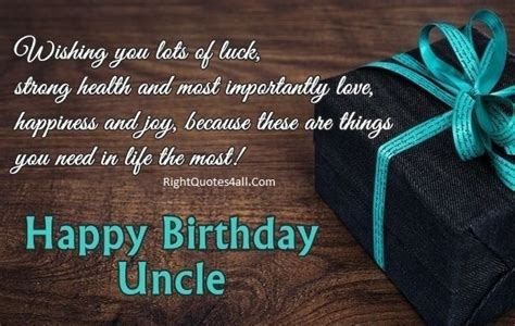 Birthday Wishes For Uncle - Message & Quotes For Uncle